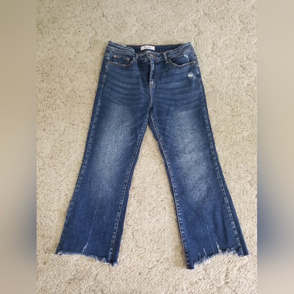Zenana crop flare jeans